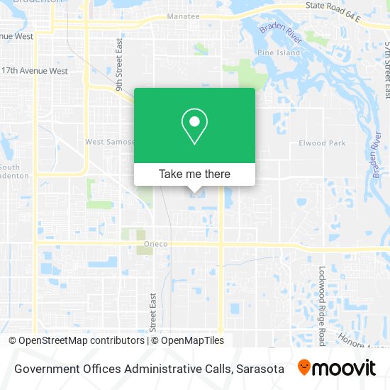 Government Offices Administrative Calls map