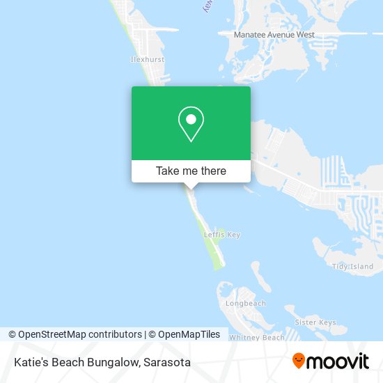 Katie's Beach Bungalow map