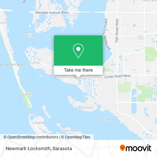Newmark Locksmith map