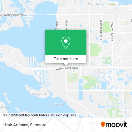 Hair Artisans map