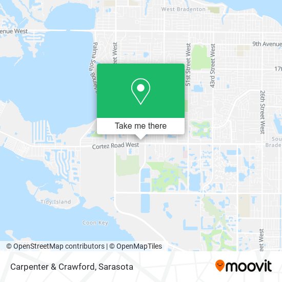 Carpenter & Crawford map