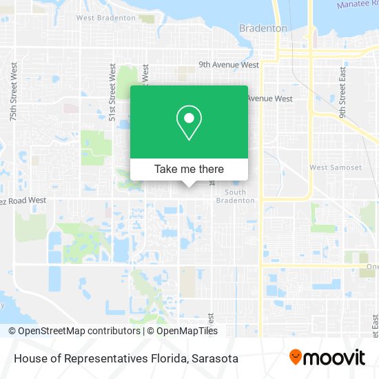 House of Representatives Florida map
