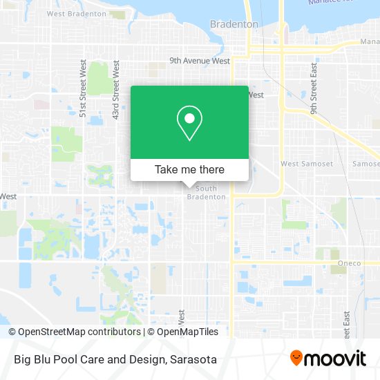 Mapa de Big Blu Pool Care and Design
