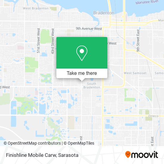 Finishline Mobile Carw map