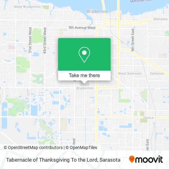 Tabernacle of Thanksgiving To the Lord map