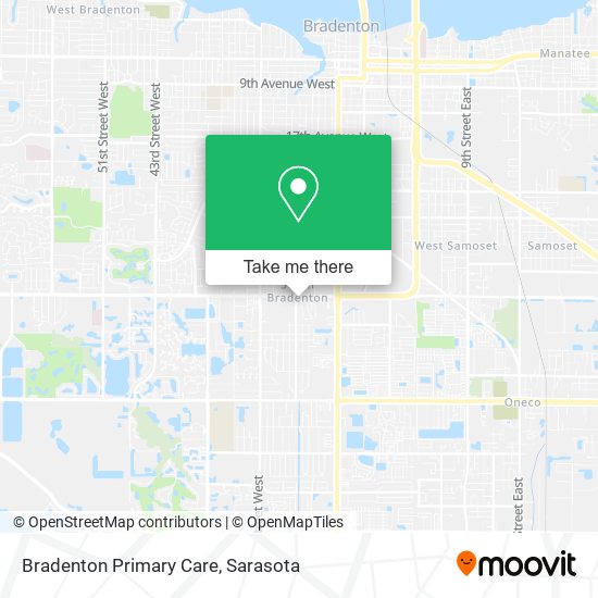 Mapa de Bradenton Primary Care
