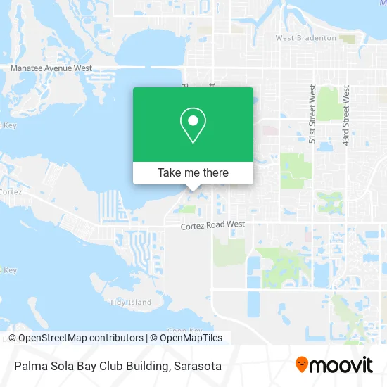 Palma Sola Bay Club Building map