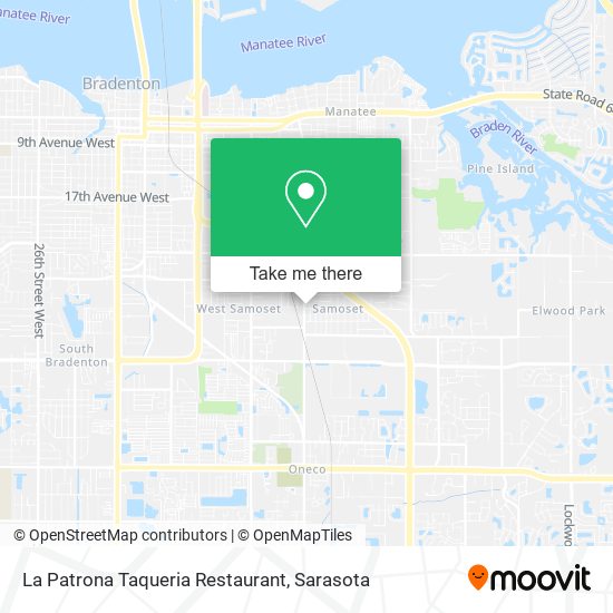 La Patrona Taqueria Restaurant map