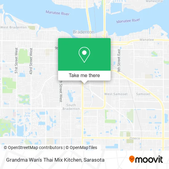 Grandma Wan's Thai Mix Kitchen map