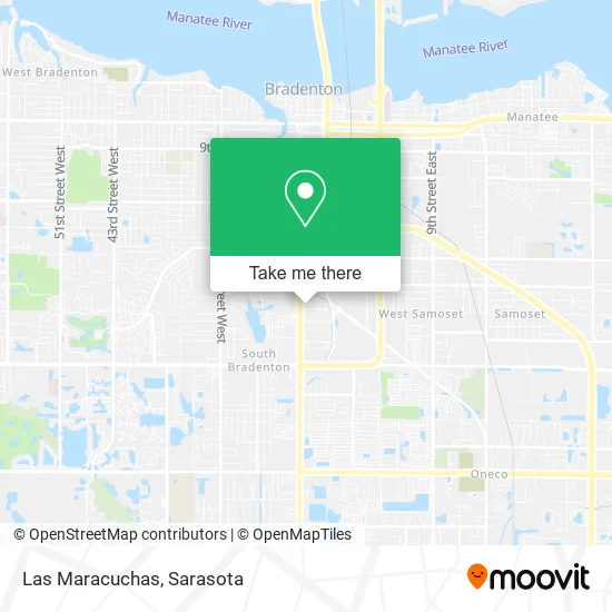 Las Maracuchas map