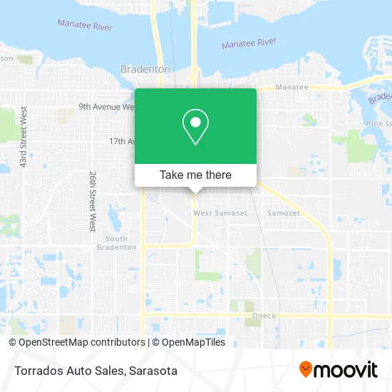 Torrados Auto Sales map