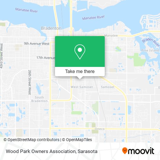 Wood Park Owners Association map