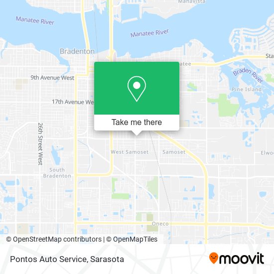 Pontos Auto Service map