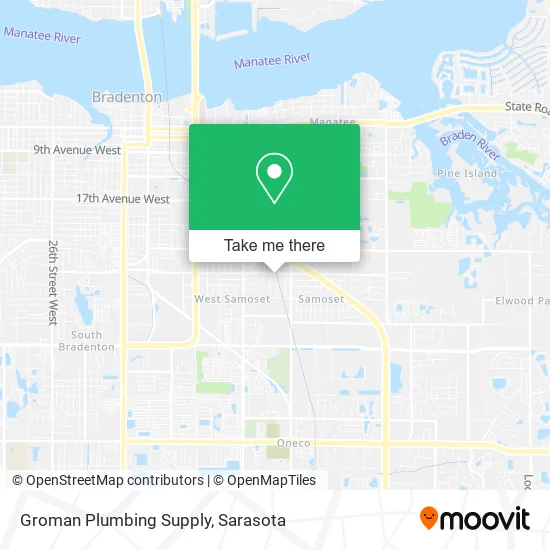 Groman Plumbing Supply map