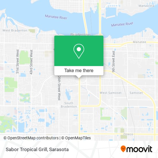 Sabor Tropical Grill map