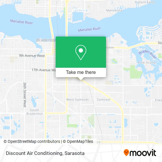 Discount Air Conditioning map