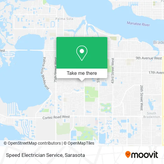 Speed Electrician Service map