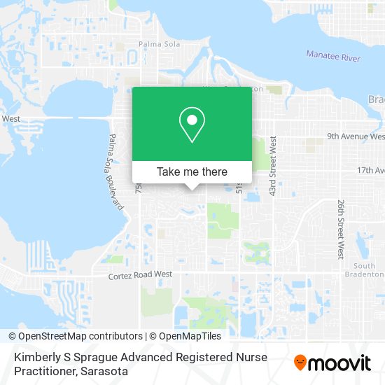 Kimberly S Sprague Advanced Registered Nurse Practitioner map