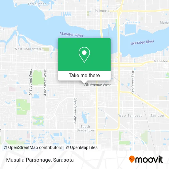 Musalla Parsonage map