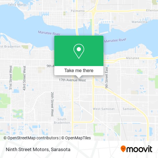 Mapa de Ninth Street Motors