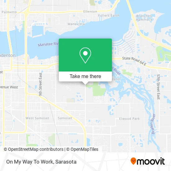 On My Way To Work map