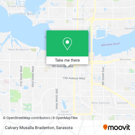 Calvary Musalla Bradenton map