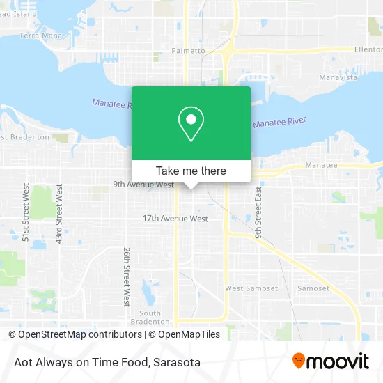 Aot Always on Time Food map
