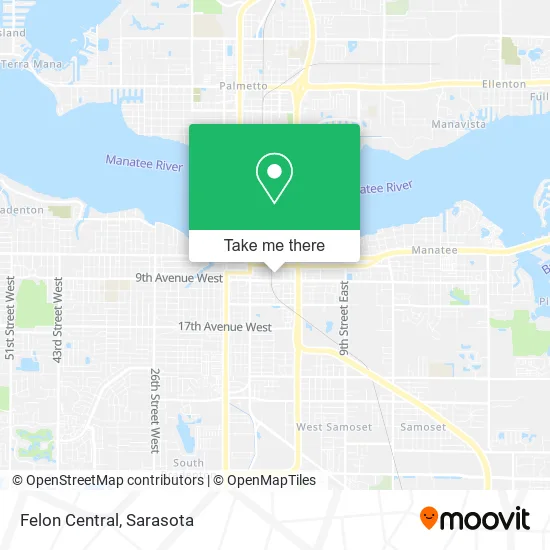 Felon Central map