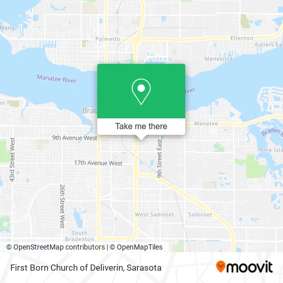 First Born Church of Deliverin map