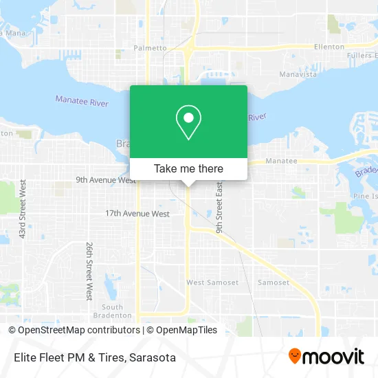Elite Fleet PM & Tires map