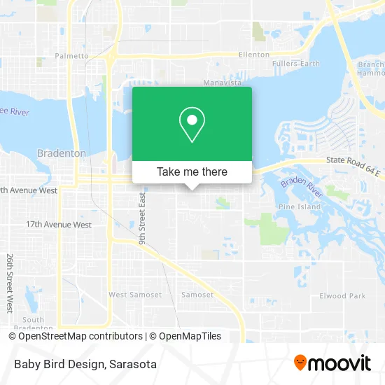 Baby Bird Design map