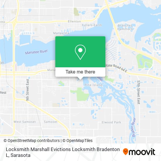Locksmith Marshall Evictions Locksmith Bradenton L map