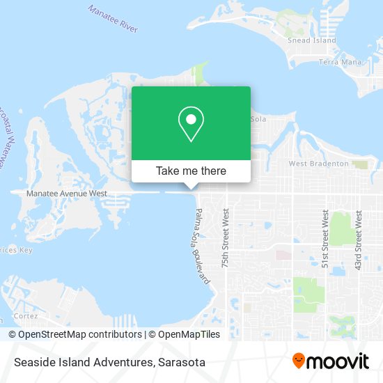 Mapa de Seaside Island Adventures