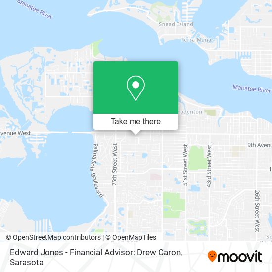 Mapa de Edward Jones - Financial Advisor: Drew Caron