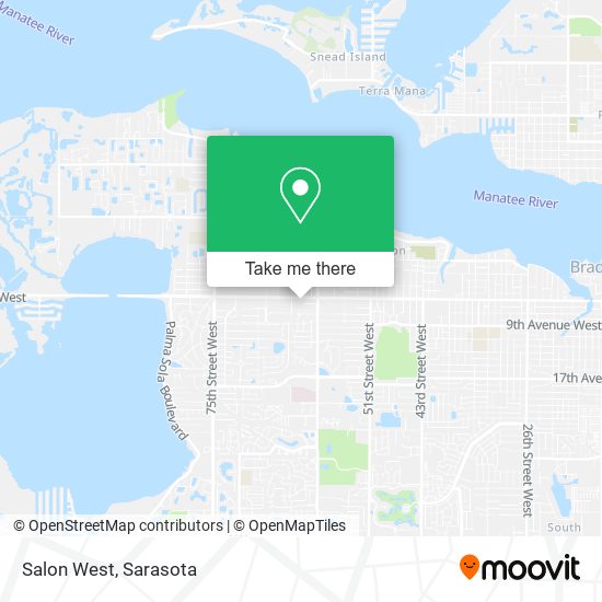 Mapa de Salon West