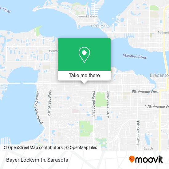 Mapa de Bayer Locksmith