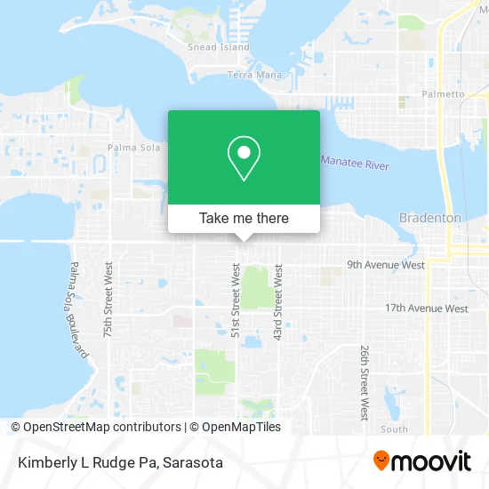 Kimberly L Rudge Pa map