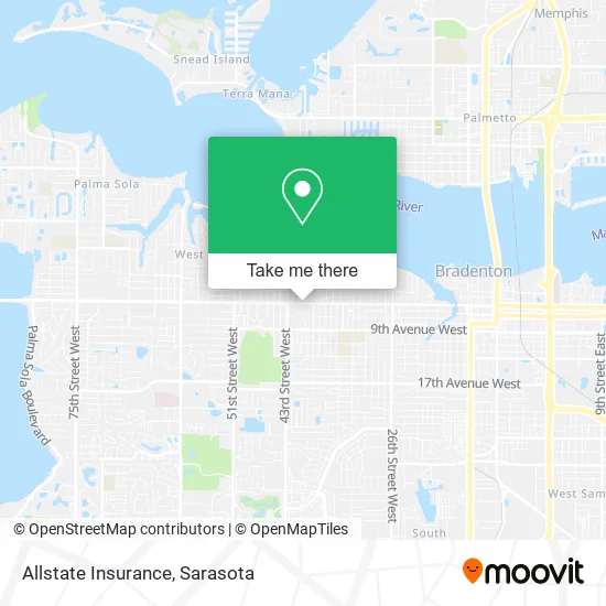 Allstate Insurance map