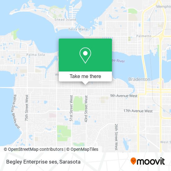 Mapa de Begley Enterprise ses