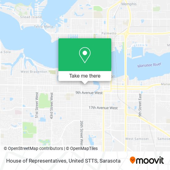 Mapa de House of Representatives, United STTS