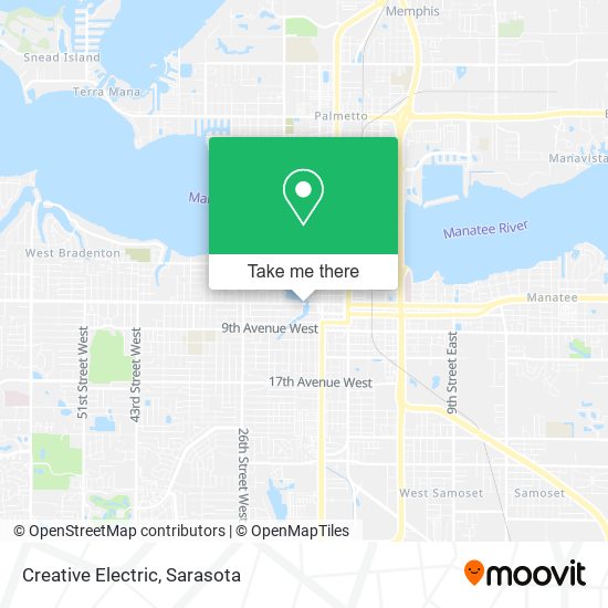 Mapa de Creative Electric