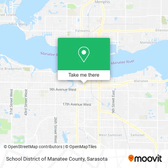 School District of Manatee County map