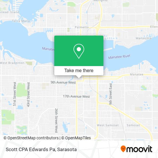 Scott CPA Edwards Pa map
