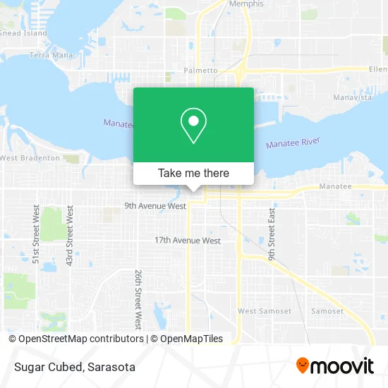 Sugar Cubed map