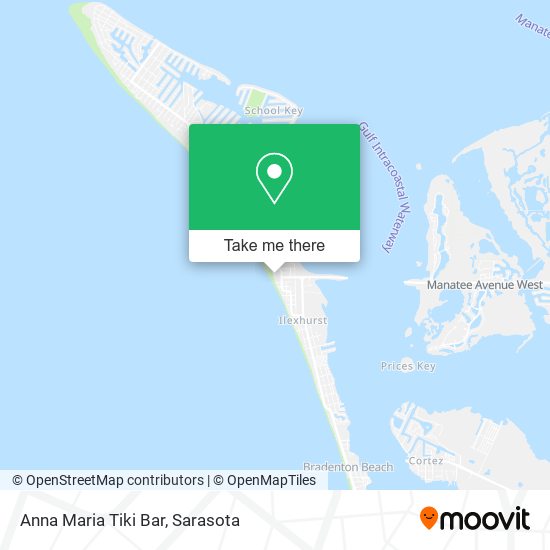 Anna Maria Tiki Bar map