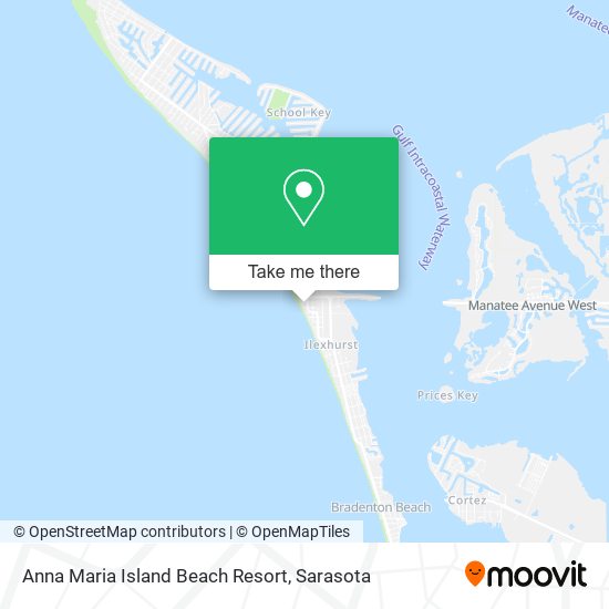 Mapa de Anna Maria Island Beach Resort