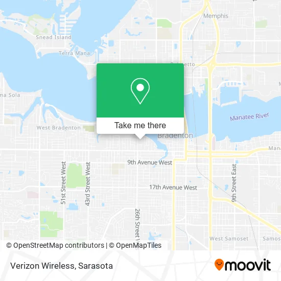 Verizon Wireless map