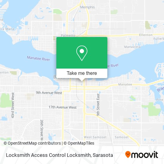 Locksmith Access Control Locksmith map