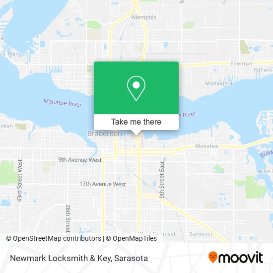 Newmark Locksmith & Key map
