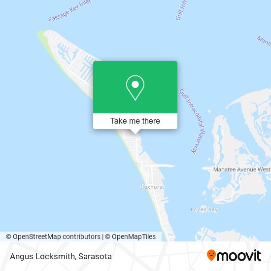 Mapa de Angus Locksmith